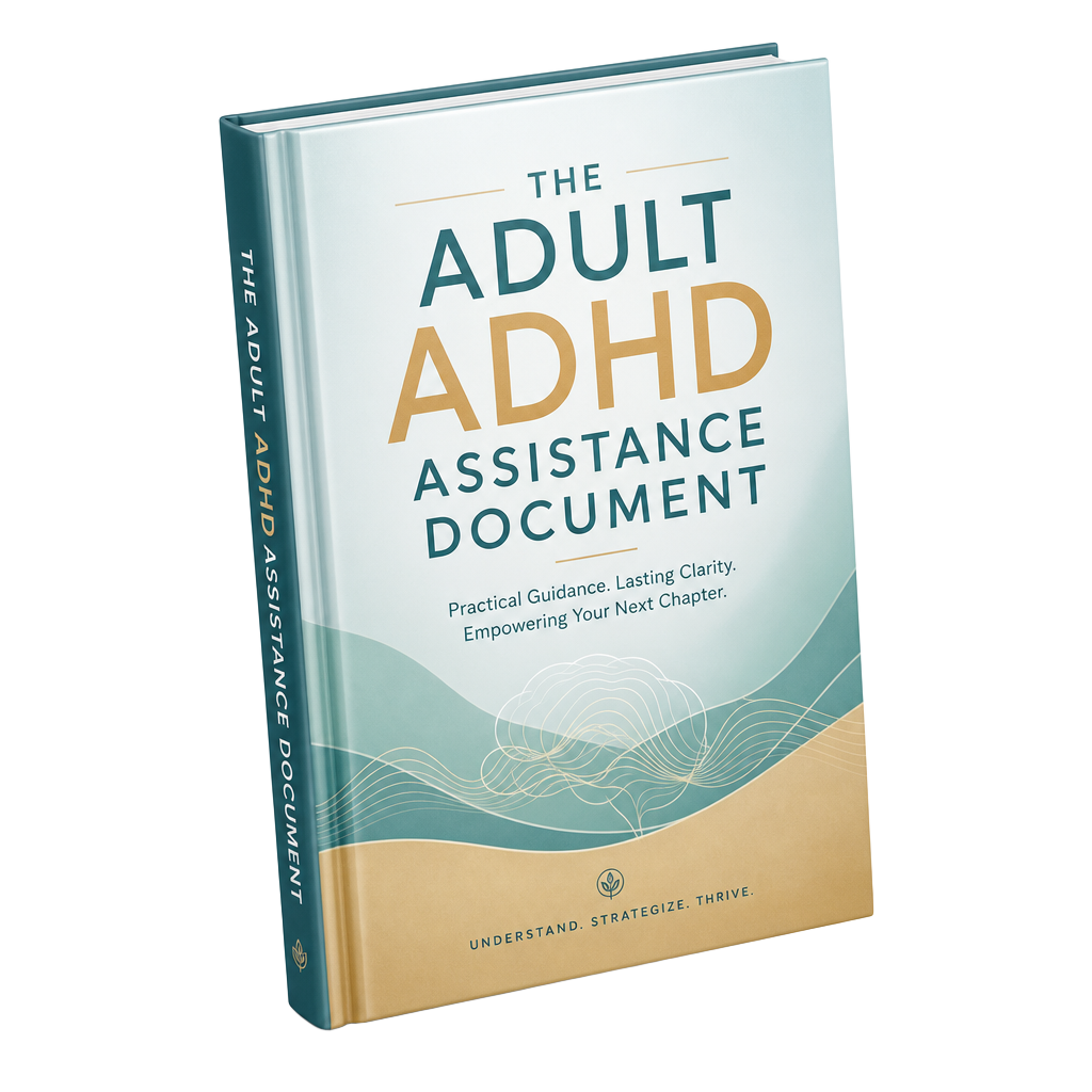 The Adult ADHD Assistance Document PDF cover